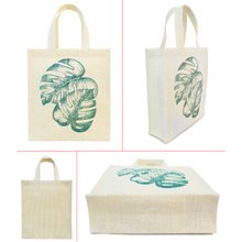 Cargar imagen en el visor de la galería, Bolsa de yute hoja