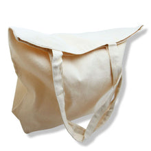 Cargar imagen en el visor de la galería, Bolsa Bandra con fuelle grande de algodón BIO