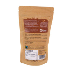 Cargar imagen en el visor de la galería, Trasera del paquete pequeño de cacao instantáneo ecológico y de comercio justo