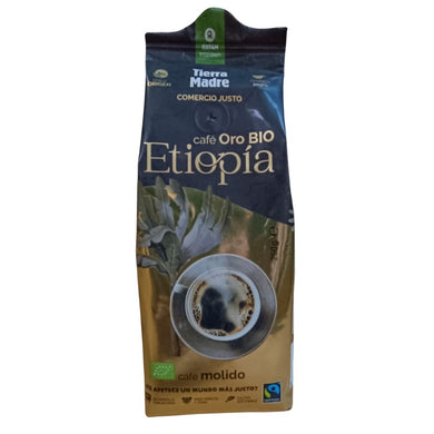 café oro Etiopía molido ecológico de Comercio Justo