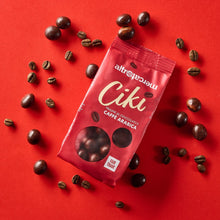 Cargar imagen en el visor de la galería, Detalle de Ciki Granos de café arábica cubiertos de chocolate negro