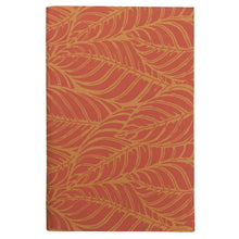 Cargar imagen en el visor de la galería, Libreta hojas naranjas con fondo rojo. Bangladesh. Comercio Justo
