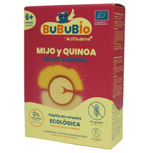 Cargar imagen en el visor de la galería, Papilla infantil de mijo y quinoa ecológica BUBUBIO