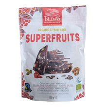 Cargar imagen en el visor de la galería, Placas SUPERFRUITS. Chocolate negro , quinoa, goji, almendras bio