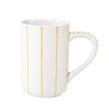 Cargar imagen en el visor de la galería, Taza rayas amarillas Craft Link Vietnam Comercio Justo