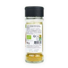 Cargar imagen en el visor de la galería, trasera del frasco de curry fuerte BIO de Comercio Justo