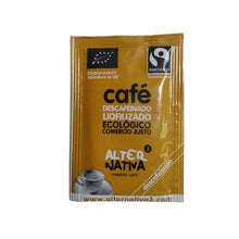 Cargar imagen en el visor de la galería, Sobre monodosis café descafeinado liofilizado BIO de comercio Justo