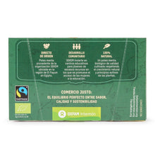 Cargar imagen en el visor de la galería, Infusión POLEO MENTA ecológica y de Comercio Justo. Reverso