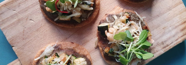 Mini pizza de paté de alcachofa Im-perfect
