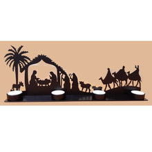 Cargar imagen en el visor de la galería, Belén candelero negro. India.
