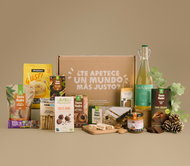 Cesta solidaria Cosmos de Comercio Justo