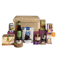 Cesta de Comercio Justo con productos sin gluten. Apta para personas celíacas