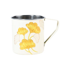 Cargar imagen en el visor de la galería, Taza Gingko Acero Inoxidable. India
