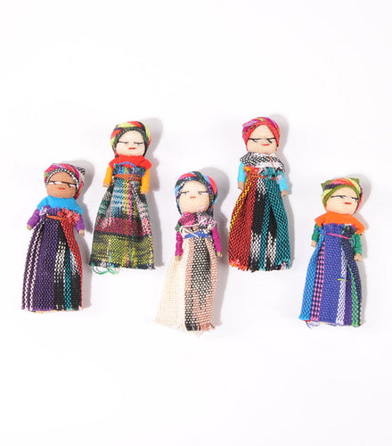 Muñecas quitapenas de Guatemala de Comercio Justo