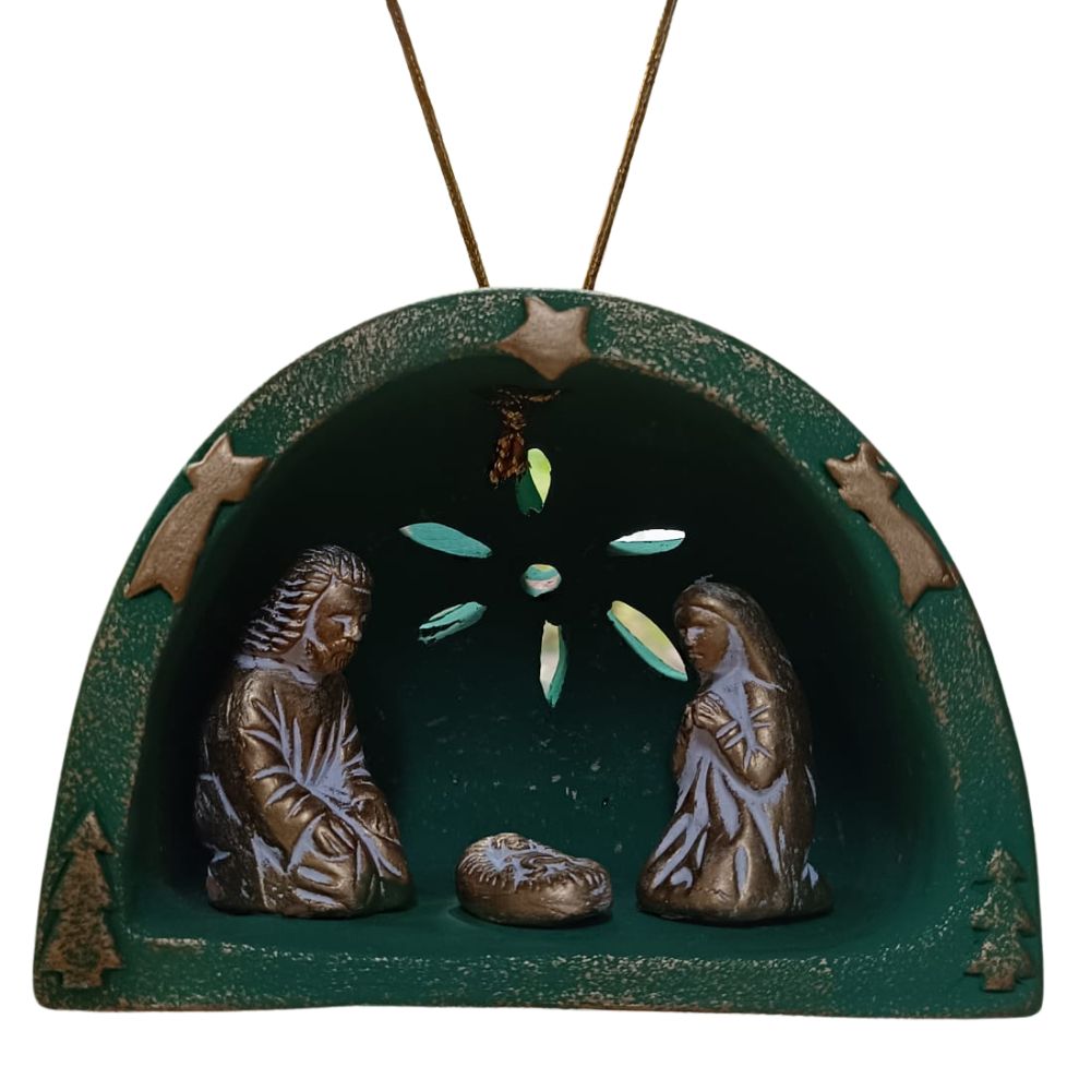 Belén terracota gruta verde de Bangladesh.