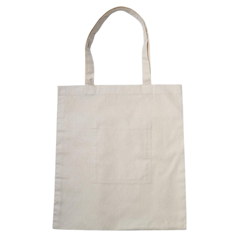 Bolsa de algodón con bolsillo interior