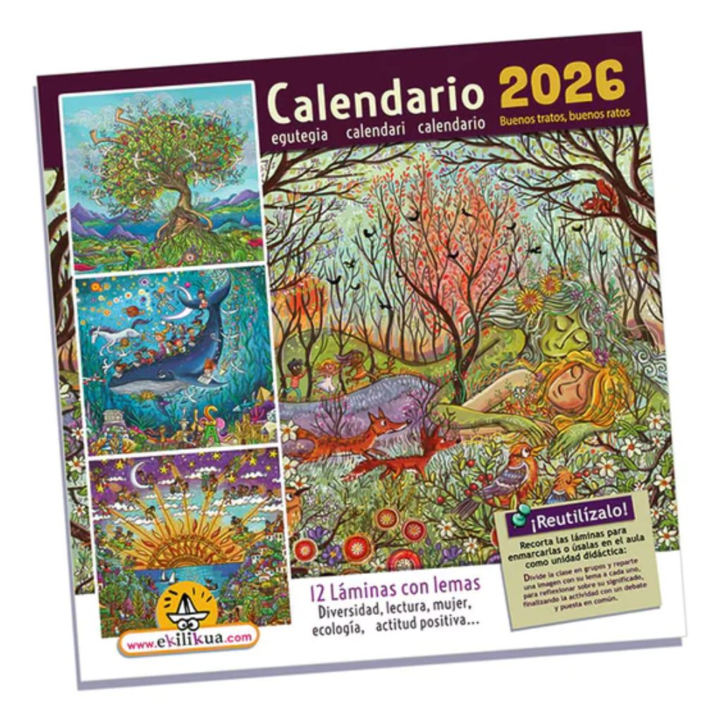 Calendario de pared 2026 Ekilikua