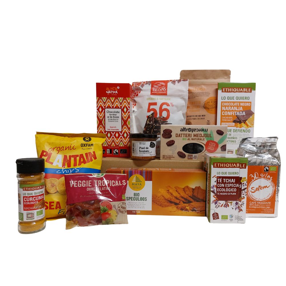 Cesta Dulce Alegría SETEM Comercio Justo