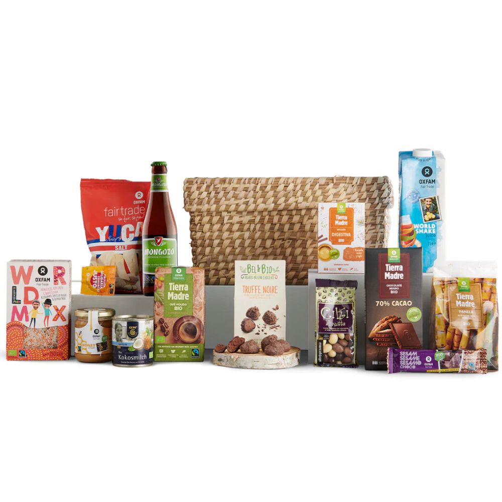 Cesta de Navidad sin gluten de Comercio Justo