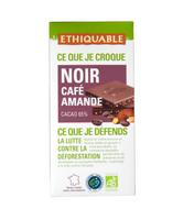 Chocolate 65% con Café y Almendras BIO y de Comercio Justo