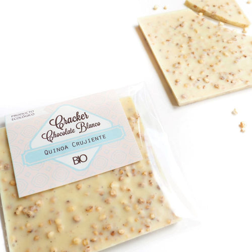 Cracker de chocolate blanco BIO de Comercio Justo
