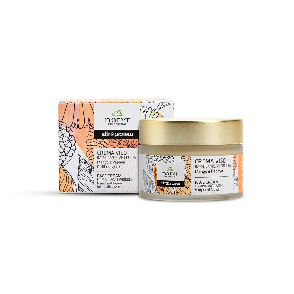 Crema facial mango y papaya 
