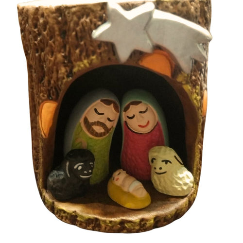 Belén en tronquito. Comercio Justo. Perú