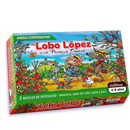 Juego cooperativo El Lobo López y la pandilla tomate