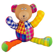 Osito de algodón de patchwork. Comercio Justo. Sri Lanka