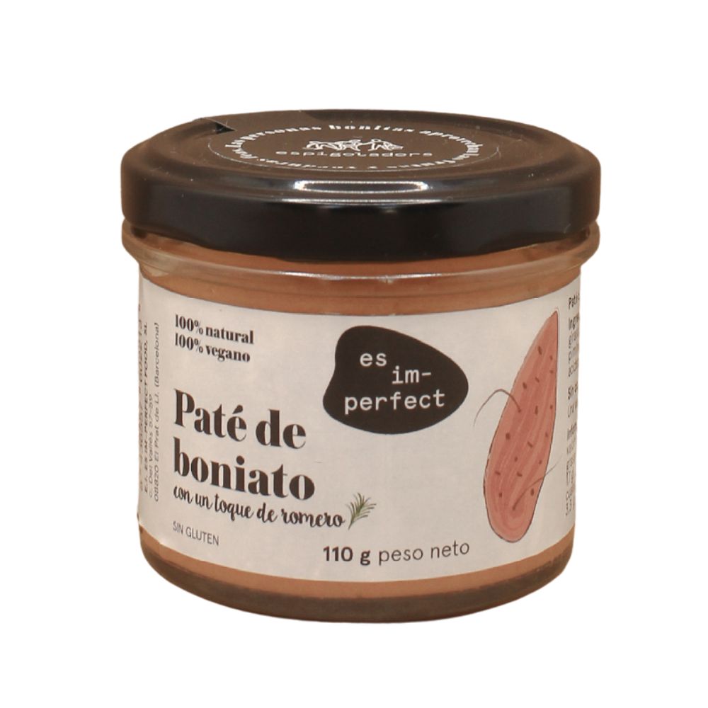Paté de boniato con toque de romero