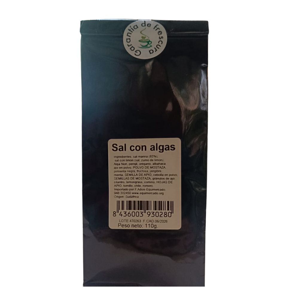 Recarga sal marina con algas