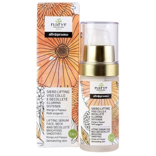 Serum de mango y papaya BIO, efecto lifting, de Comercio Justo. Línea Natyr
