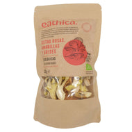 Setas rosas, amarillas y grises deshidratadas BIO