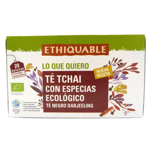 Té tchai con especias BIO y de Comercio Justo