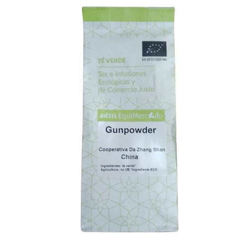 Té verde gunpowder. BIO y de Comercio Justo