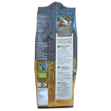 Cargar imagen en el visor de la galería, Detalle de la trasera del paquete de café oro Etiopía molido ecológico de Comercio Justo
