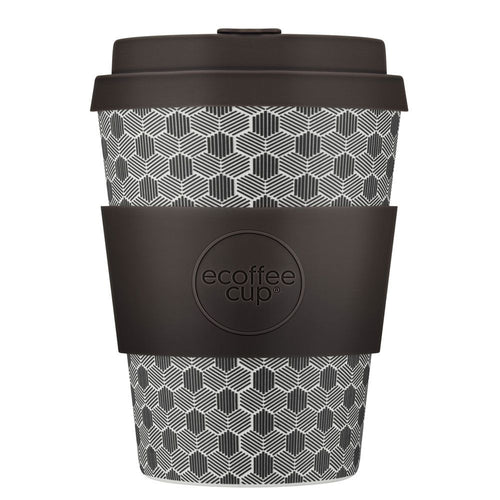 Vaso reutilizable Ecoffee diseño exágonos