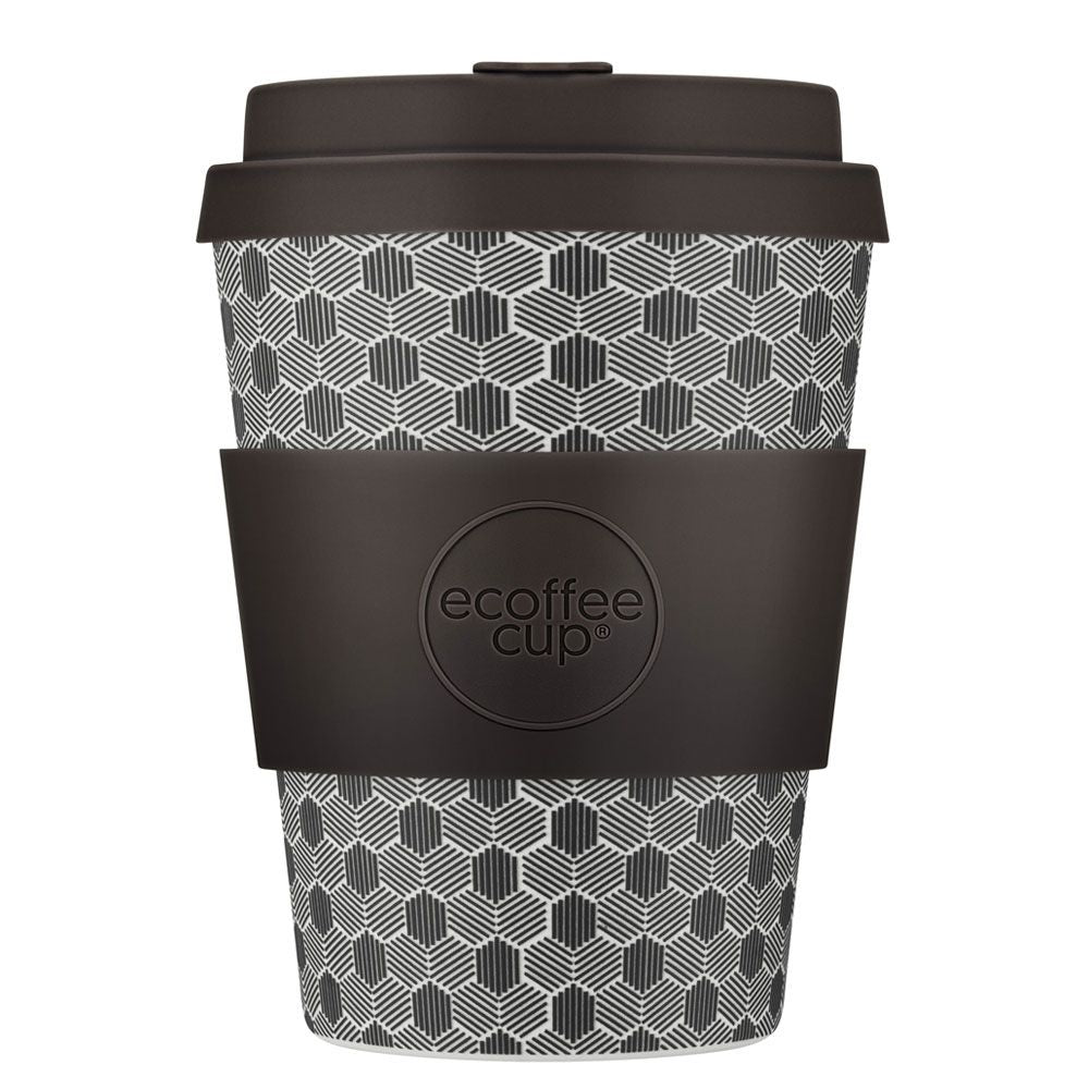 Vaso reutilizable Ecoffee diseño exágonos