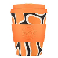 Vaso reutilizable naranja ecoffee