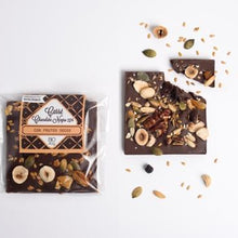 Cargar imagen en el visor de la galería, Carré chocolate negro y frutos secos BIO y de Comercio Justo
