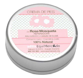 Crema de pies reparadora de Rosa mosqueta BIO y Comercio Justo