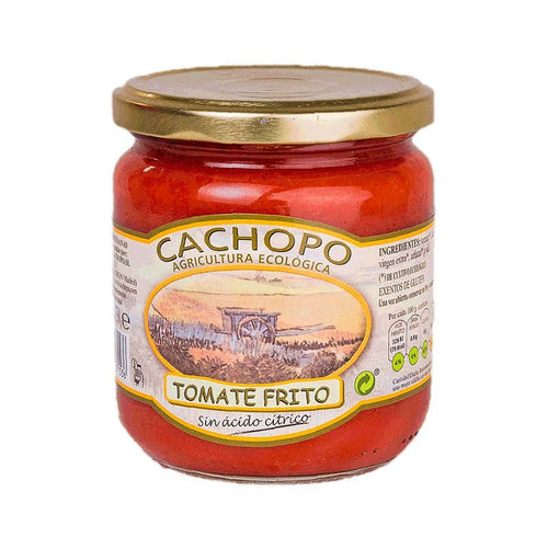 Tomate frito, sin ácido cítrico, de Cachopo  (agricultura ecológica)