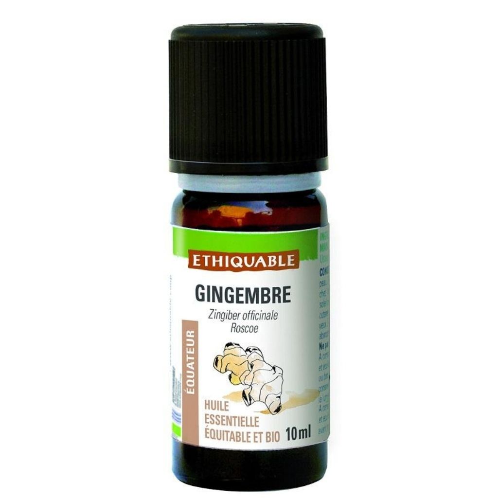 Aceite esencial de jengibre BIO y de Comercio Justo
