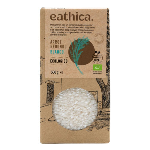 Arroz redondo blanco ecológico local Eathica