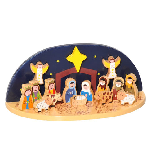 Belén puzzle madera. Comercio Justo de Sri Lanka