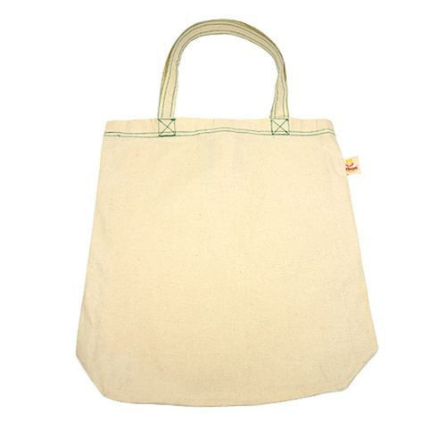 Bolsa plegable de algodón natural. Comercio Justo. Bangladesh.