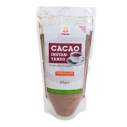 Cacao instantáneo de agricultura ecológica y Comercio Justo 375g.