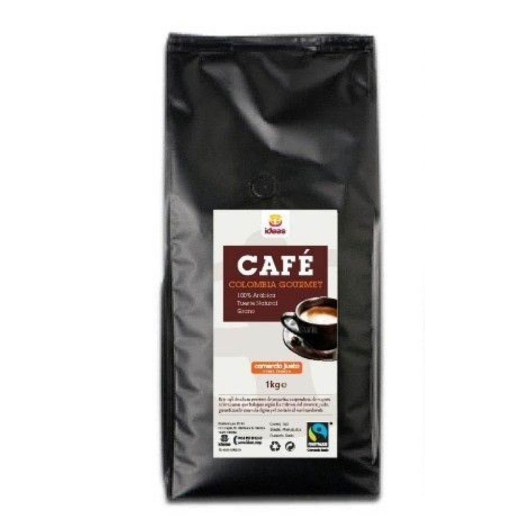 Café Colombia GOURMET en grano 100% arábica de Comercio Justo