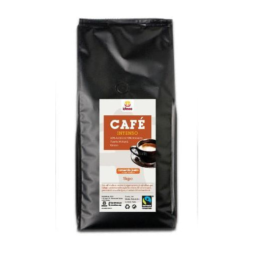 Café INTENSO 1 Kg Grano de Comercio Justo