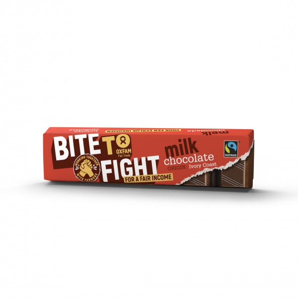 Chocolatina con leche de Comercio Justo